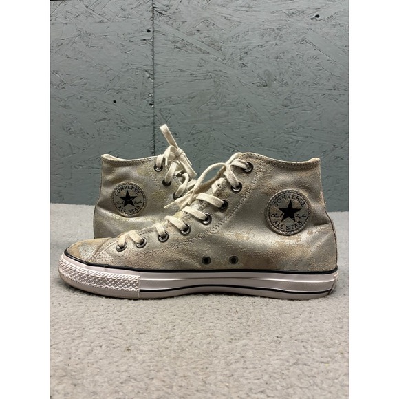 Converse Chuck Taylor All Star High Top Sneakers Men's Size‎ 11 Silver Metallic - Picture 9 of 15